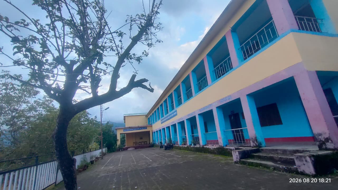 A photograph of Govt. Inter College Ramashram