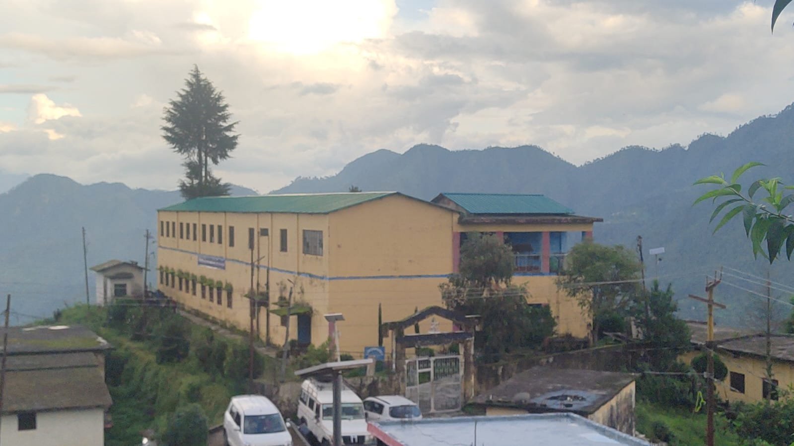 A photograph of Govt. Inter College Ramashram